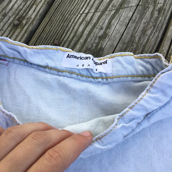 American apparel light wash circle skirt - Picture 7 of 8